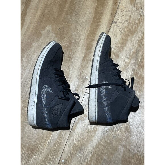 Nike Air Jordan 1 Mid SE Shoes Black Racer Blue Men’s Size 9 Athletic DM3529-001 - Picture 4 of 12